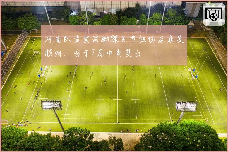 河南队黄紫昌脚踝关节扭伤后康复顺利，或于7月中旬复出